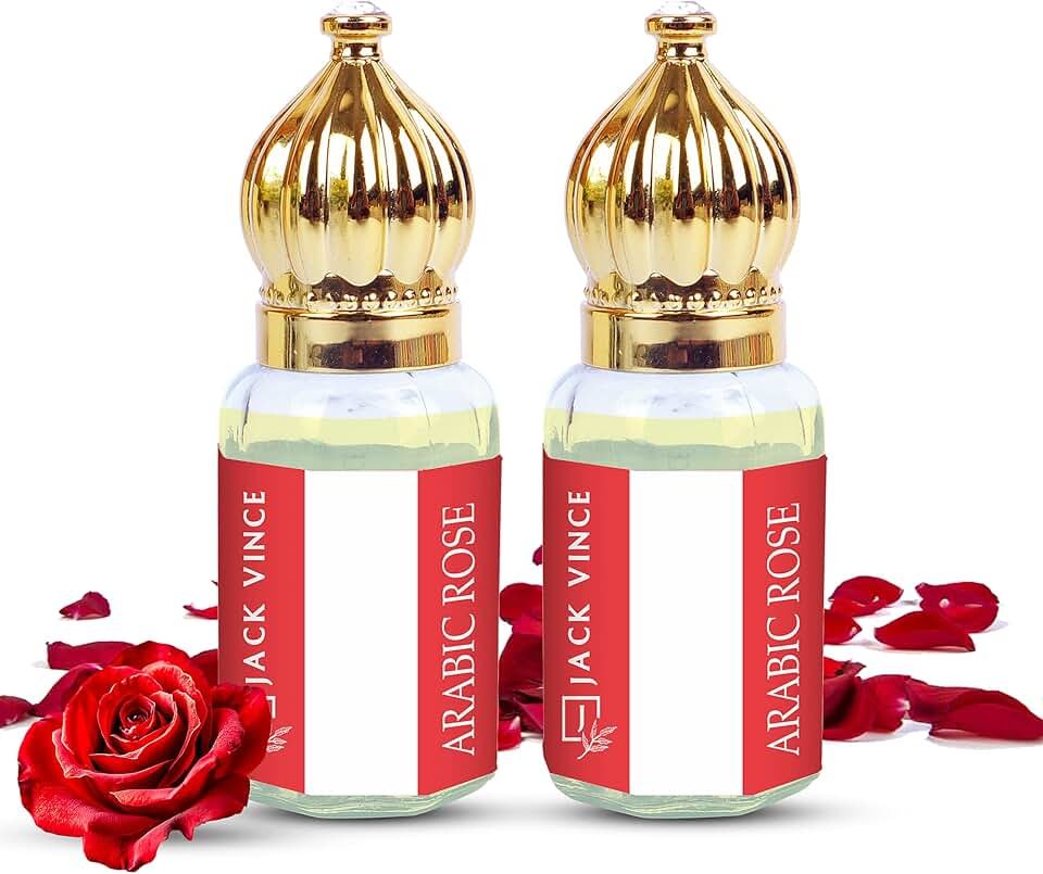 71PvPlxyrFL._AC_UL960_QL65_.jpg Arabic Rose Attar Combo | 2 Pc Alcohol-Free Ittar Gift Pack | Long Lasting Perfume Oil for Men & Women |Office, Prayer, Meditation, Wedding, Party & Gifting Purpose - Image 1