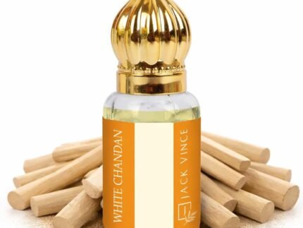 White Chandan Ittar | Sandalwood Attar Roll-on Perfume With Arabic Touch | Alcohol Free Long Lasting Fragrance Oil for Men & Women