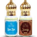 Zam Zam & Shanaya 2PC Attar Combo | Long Lasting Alcohol-Free Perfume for Men & Women | For Prayer, College, Office, Wedding, Party, Gifting, Daily & Festive Use | 6ml Each