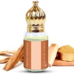 TEMPLE CHANDAN Attar | Pure Sandalwood Non-Alcoholic Roll-On Perfume | Soothing Long-Lasting Natural Fragrance for Men & Women – 6ml