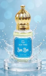 Jack Vince Zam Zam Attar 6ml | Fresh Aqua & Musk Notes | Non-Alcoholic Perfume Oil | Long Lasting Roll-On Ittar for Men & Women | Ideal for Prayer & Gifting - Image 2
