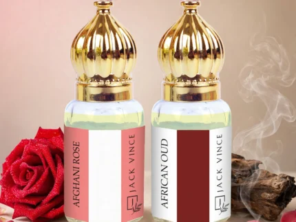 Jack Vince Afghani Rose & African Oud Attar Combo